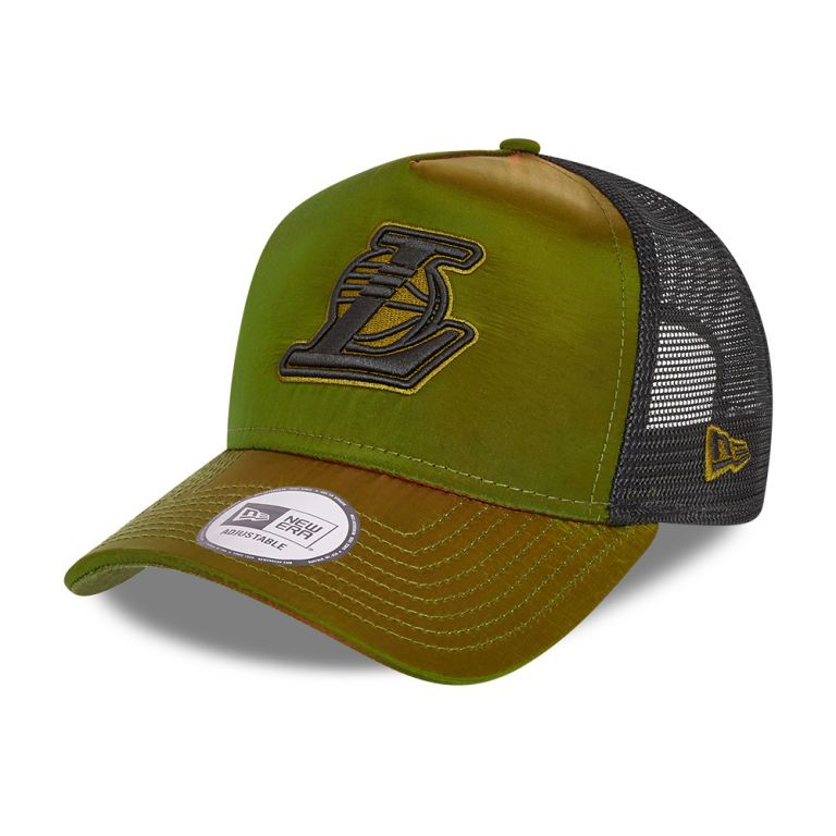 Gorras New Era Truckers Verdes - LA Lakers Hypertone 72109TUJY